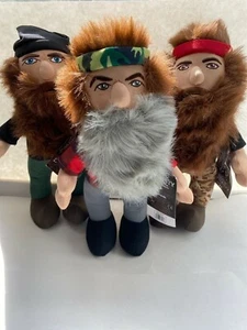 Duck Dynasty Phil Willie & Jase Plush 13” Doll A&E Commonwealth Stuffed Toys x3 - Picture 1 of 7