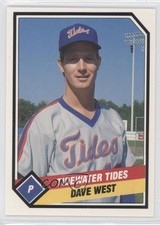 1989 CMC AAA David West #1989-357 Rookie RC