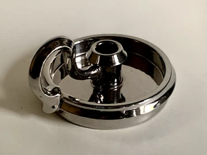 Zaccagnini bugia portacandele in ceramica argentata - Imagen 1 de 4