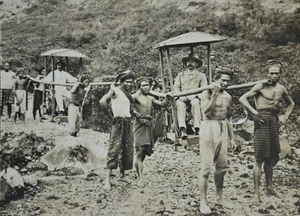Stereoview Photo Indonesia Java On Way To Papandayan Volcano Universal Photo Art - Picture 1 of 5