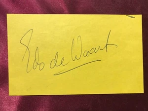 Autograph EDO DE WAART-Dutch Conductor-New Zealand Symphony Orchestra-signed - Picture 1 of 1