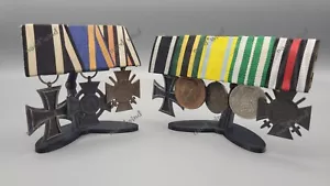2er SET - STABILE AUFSTELLER FÜR ORDENSPANGEN - MEDAL BAR - WK1 PREUßEN PRUSSIAN - Bild 1 von 12