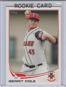 GERRIT COLE ROOKIE CARD 2013 Topps Debut BASEBALL RC Indianapolis Indians! - Picture 1 of 2