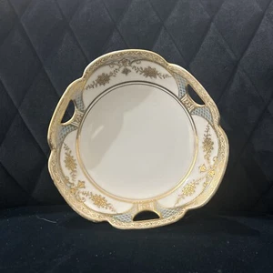 Hand-Painted Noritake Porcelain Cake Plate - Picture 1 of 12