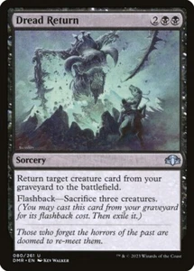 MTG DREAD RETURN EXC - RITORNO TERRIFICANTE 80 - DMR - MAGIC - Picture 1 of 1
