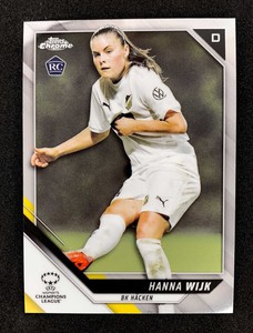 Topps Chrome Women's Champions League 2021/22 Hanna Wijk Chopped Rc