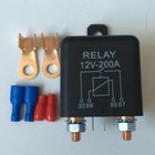 200AMP 2Pin Split Charge Relay Battery Starter ON/OFF Switch For Car Truck Boat 