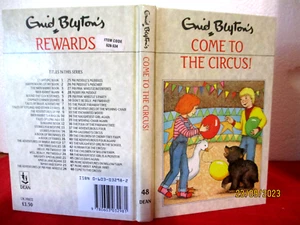 Enid Blyton COME TO THE CIRCUS 1987 HC Rewards #48 - Picture 1 of 6