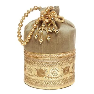 Nuevo Bolso de mano Potli étnico tradicional para mujeres - Imagen 1 de 7