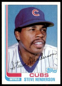 1982 O-Pee-Chee Steve Henderson Chicago Cubs #89 Topps MLB Baseball