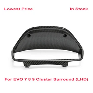 Carbon For Mitsubishi EVO 7 8 9 Dash Cluster Surround Replacement Cover Trim LHD - Bild 1 von 9