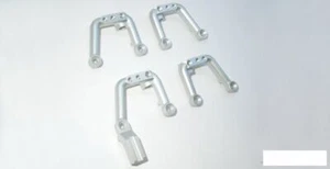 Juego de aros de choque de aluminio SSD para soportes de elementos Enduro PLATEADO SSD00395 - Imagen 1 de 3