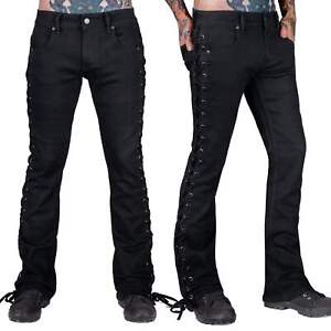 Wornstar Clothing Hellraiser Side Laced Pants - Black
