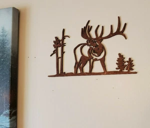 Beautiful Custom made Elk in Trees accent for your picture arrangements. - Picture 1 of 2