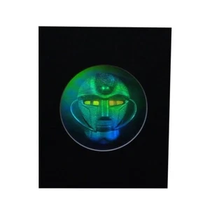 3D Weltraummaske Hologramm Bild (MATTIERT), Sammlerstück GEPRÄGT Typ Film - Bild 1 von 7