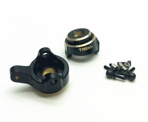Treal Brass Steering Knuckles Axial SCX24 X002MHU5DR