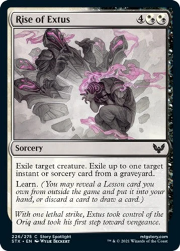 x1 Rise of Extus - Strixhaven: School of Mages - NM - MTG - Image 1 of 1