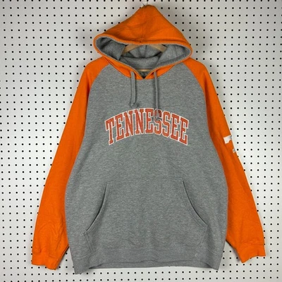 Tennessee Vols Sudadera con Capucha XL Retro Y2K Sudadera Gris Naranja Cosida UT De Colección Foto 1 de 4