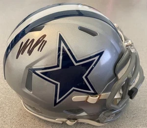 MICAH PARSONS SIGNED AUTO DALLAS COWBOYS SPEED MINI HELMET *FANATICS AUTHENTIC* - Picture 1 of 6