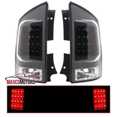 Black Tail Lights Fits 2005-2015 Armada LED Brake Signal Reverse Lamp Left+Right - Image 1 of 4