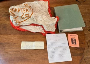 UHSC Knights of the All Seeing Eye Flag + Meditations Book + 1965 Docs N04 & F05 - Picture 1 of 12