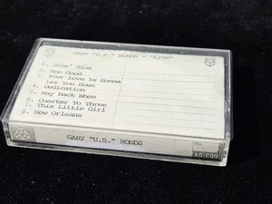 GARY "US" BONDS LIVE EP DEMO TAPE, PROMOTIONAL CASSETTE TAPE - Picture 1 of 7