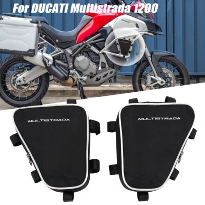 Motocicleta para DUCATI Multistrada 1200 quadro impermeável barra de colisão caixa de ferramentas sacos - Imagem 1 de 4