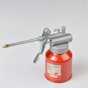 Lubrication Trigger Oiler Rigid Nozzle Oil Can Squirt Pump Machine Fitting 350ML - Picture 1 of 10