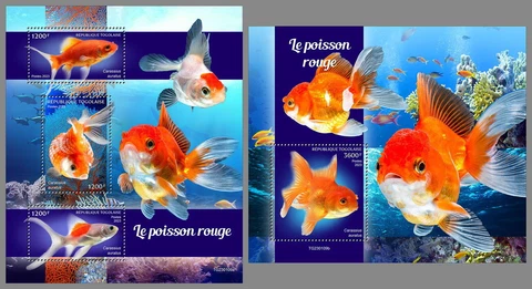 TOGO 2023 MNH ** Goldfish Goldfish #109 Cover