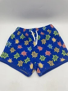 Millie & Maxx Boys Colorful Turtle Swim Suit Trunks Shorts Lined Size 24 months - Picture 1 of 3