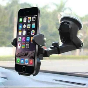 Universal Car Phone Holder 360 Windscreen Suction Mount GPS Stand Cradle - Picture 1 of 11