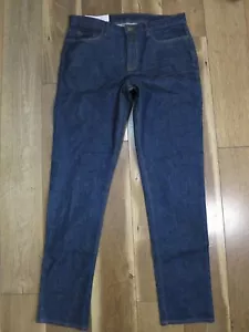 Jeans uomo Banana Republic 619084 blu originale cotone risciacquo lavaggio slim fit 33 x 34 - Foto 1 di 14