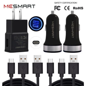 20w USB-C Fast Wall & Car Charger+10Ft Cable For Samsung Galaxy S25 S24 S23 S22 - Picture 1 of 29