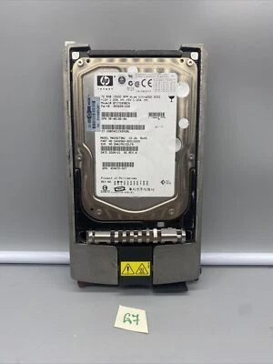 BF07289BC4 HP 72.8 GB 15K ULTRA320 365699-008 SCSI MAX3073NC HDD W/ TRAY - Image 1 of 4