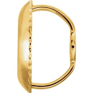 2 pcs 0.032" 18K Yellow Gold Threaded (Screw On) Earring Backing - Picture 1 of 3