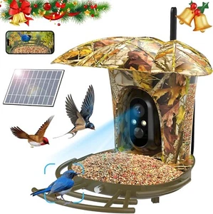 Smart Bird Feeder Camera Solar Powered Bird Watching Camera Wireless Outdoor - Picture 1 of 6