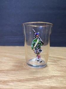 VINTAGE SCOTTISH HIGHLANDER Shot Glass Made In France 11 - Picture 1 of 8