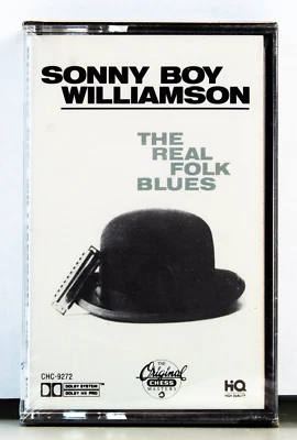 SONNY BOY WILLIAMSON/  THE REAL FOLK BLUES 1987 / MCA CASSETTE TAPE SEALED - Image 1 of 2