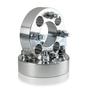 SWE 2pc 1.25 inch Wheel Adapters 4x130 to 4x100 (Hub to Wheel) 12x1.5 Studs - Picture 1 of 8