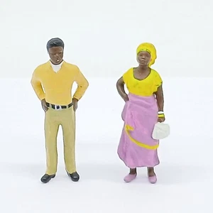 Preiser Figures African Couple - 1:50 - (Unused) Mint Condition - Picture 1 of 6