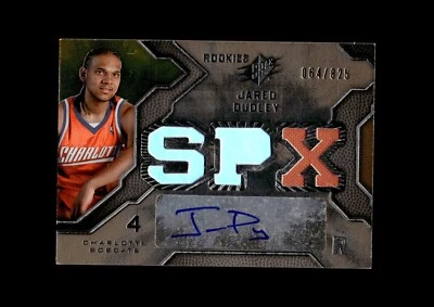 2007-08 SPx Jersey Autograph #113 Jared Dudley RC 64/825 Charlotte Bobcats - Image 1 of 2