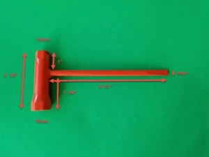 Llave motosierra (llavadura) 13 mm / 1/2" x 19 mm se adapta a muchas sierras Husqvarna y Stihl - Imagen 1 de 4