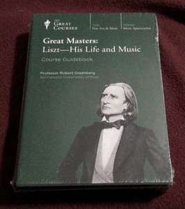 Great Masters: Liszt : His Life and Music by Robert Greenberg NEW 8 CD+guidebook - Picture 1 of 1