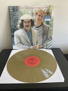 SIMON & GARFUNKEL’S Greatest Hits VG++ GOLD VINYL with HYPE STICKER - Picture 1 of 2