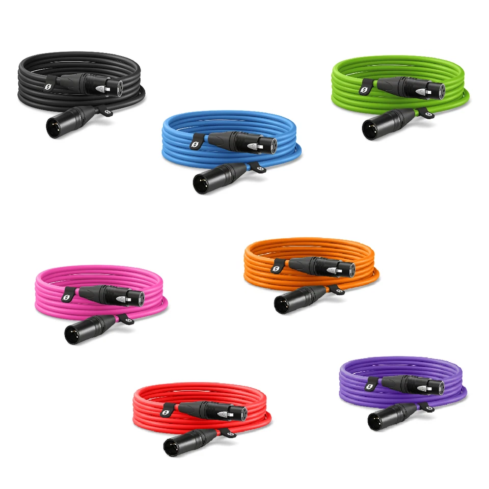 Cable XLR RODE XLR-6 6 pies premium macho a hembra, varios colores Foto 1 de 1