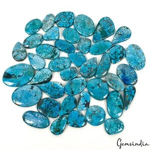 1000 Cts/40 Piezas Natural Azul Arizona Telaraña Turquesa Mezcla Cabina Venta al por mayor Gemas - Imagen 1 de 5