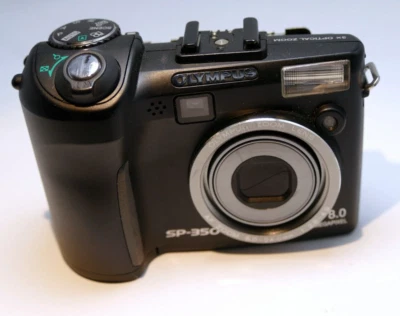Olympus SP-350 8MP Digital Point Shoot Camera - AS IS, as found, parts repair - Image 1 of 4