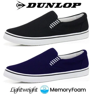 Mens Slip On Casual Canvas Espadrilles Deck Plimsolls Trainers Pumps Shoe Size - Picture 1 of 10