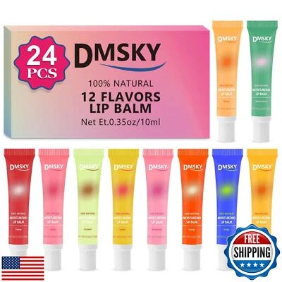 Dmsky 24 Pack Lip Gloss Bulk, Squeeze Clear Lip Gloss Set with Shea Butter, M - Image 1 of 4