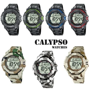 Calypso K5681 Reloj de Hombre Alarm-Chrono Digital Correa De PU - Imagen 1 de 3